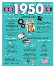 Presents4Parties - Year You Were Born Signs