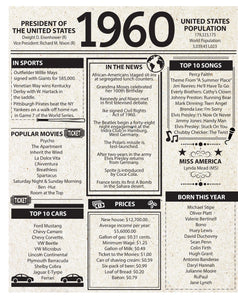 Presents4Parties - Year You Were Born Signs