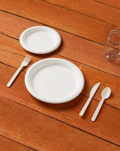 250 Piece Compostable Dinnerware Set