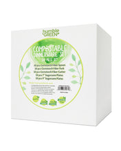 250 Piece Compostable Dinnerware Set